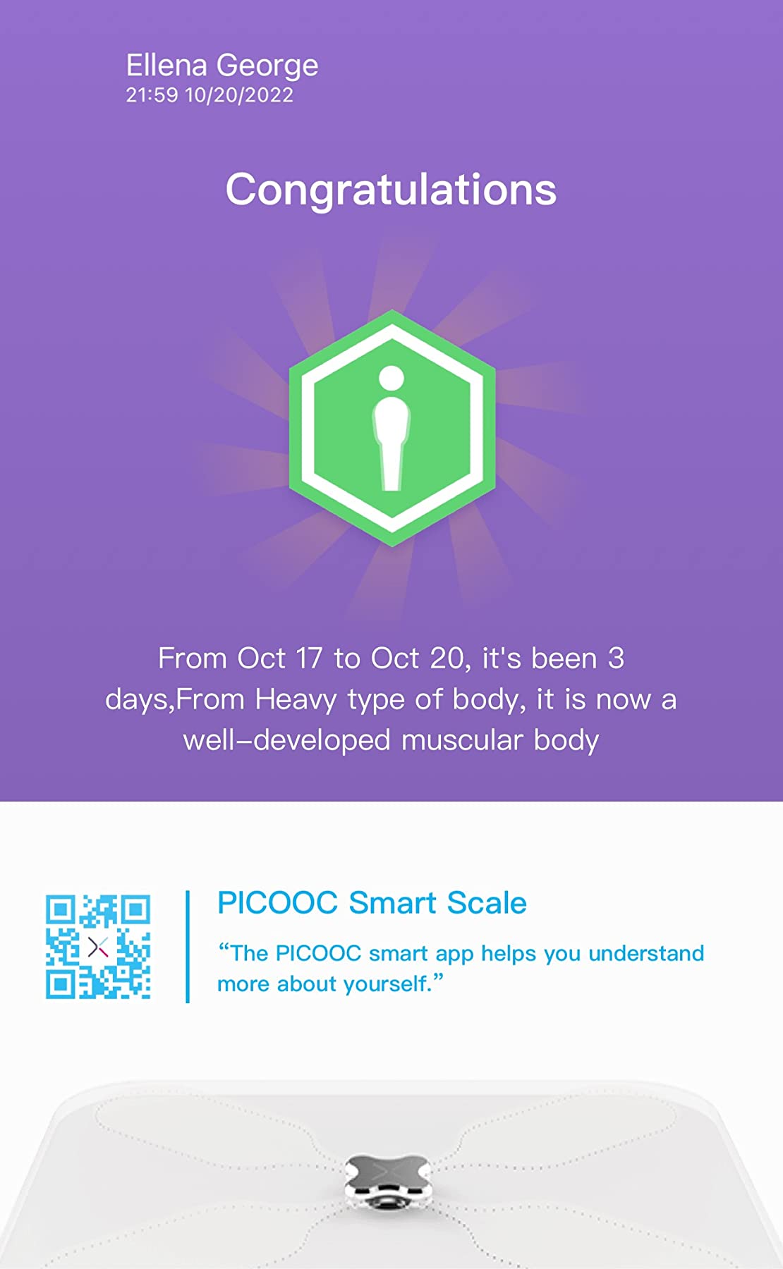 PICOOC Smart Scale for Body Weight and Fat Georgia