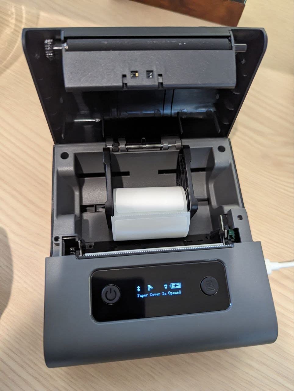 Bluetooth Label Maker -imprimante d'étiquettes portable portable, taille  d'impression 20-80mm