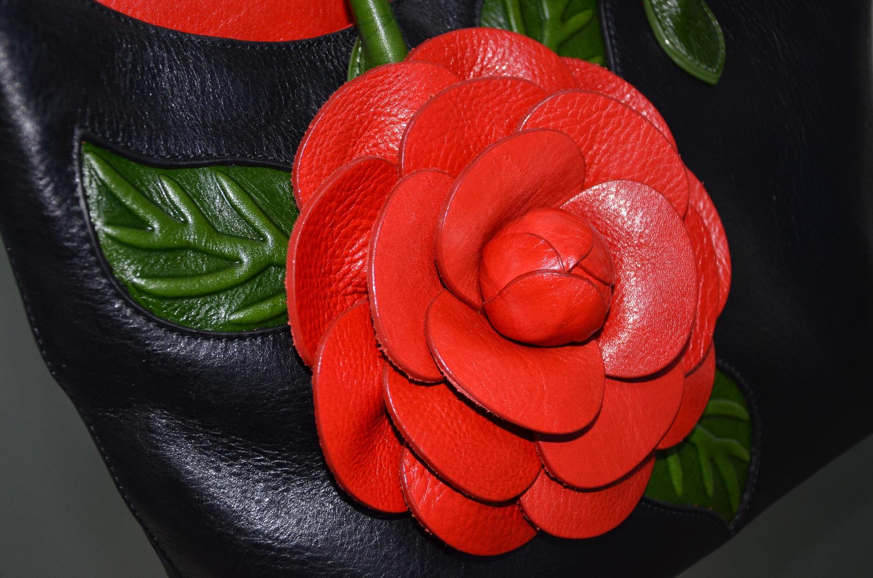 Designer Shoulder Bag Floral Top Handle Satchel Handbags For Women 