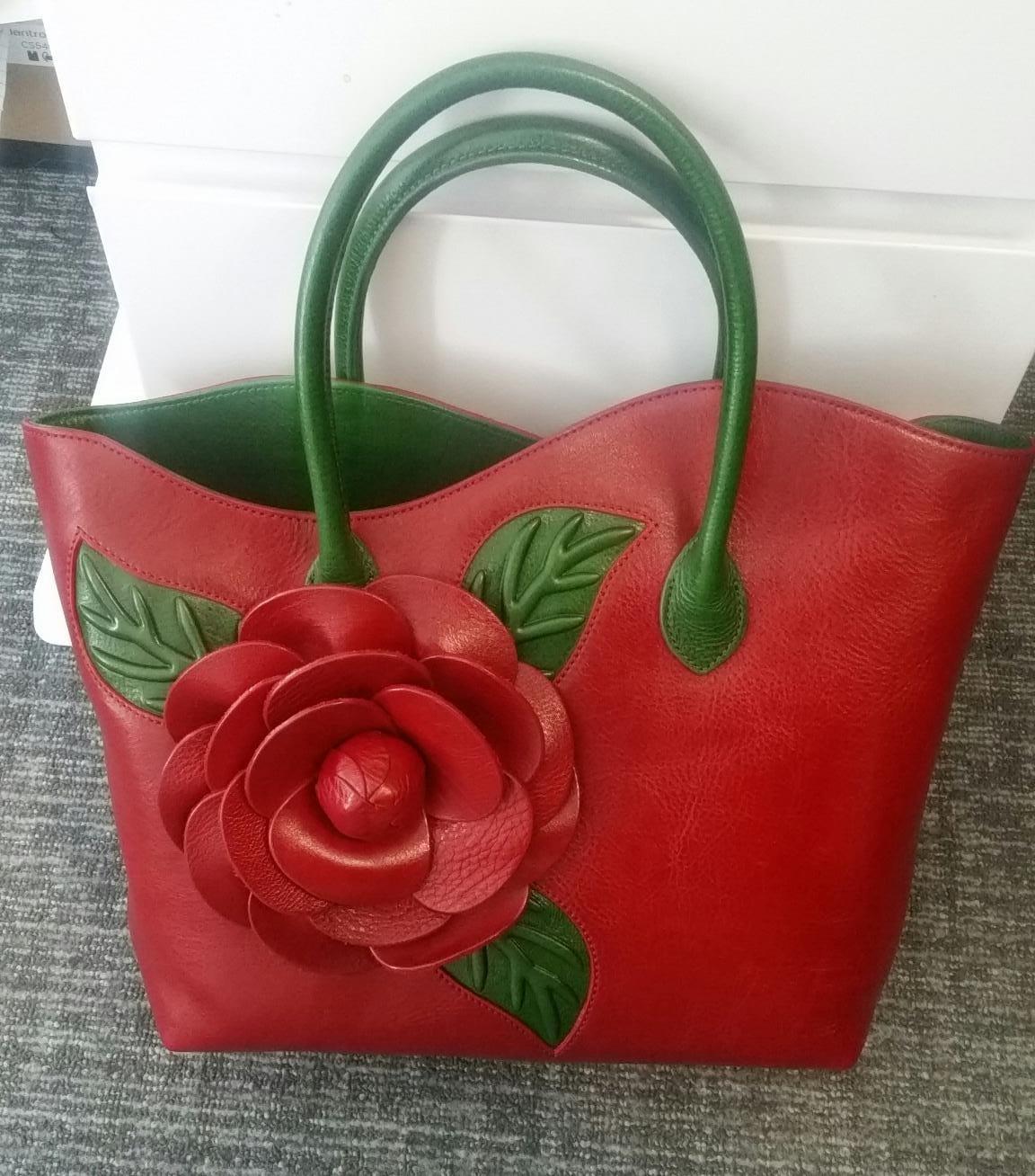 Designer Shoulder Bag Floral Top Handle Satchel Handbags For Women 