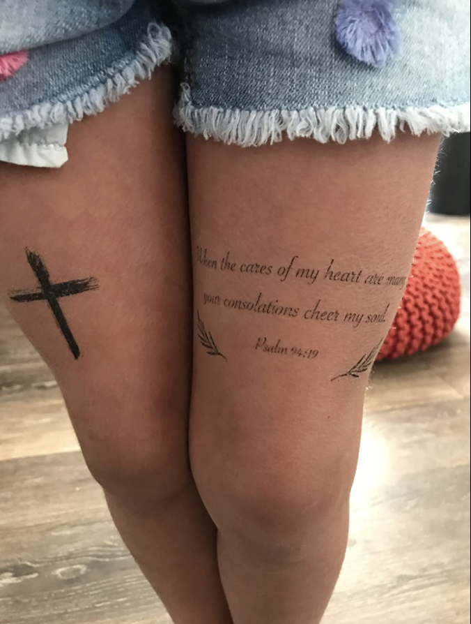 Bible Verse Spine Tattoo ••... - Crystal Dawn Tattoos | Facebook